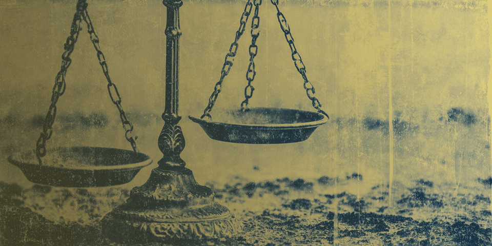 Social justice scales being balance, representing Factory For Good's cause areas of Social Justice. – Factory For Good