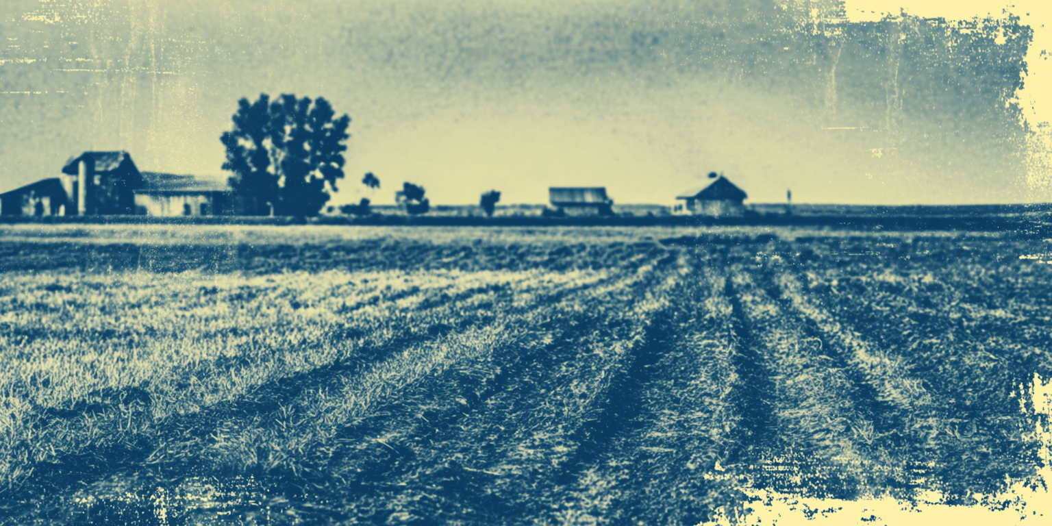 A representation of a farm impacted by a Factory For Good family donation. – Factory For Good